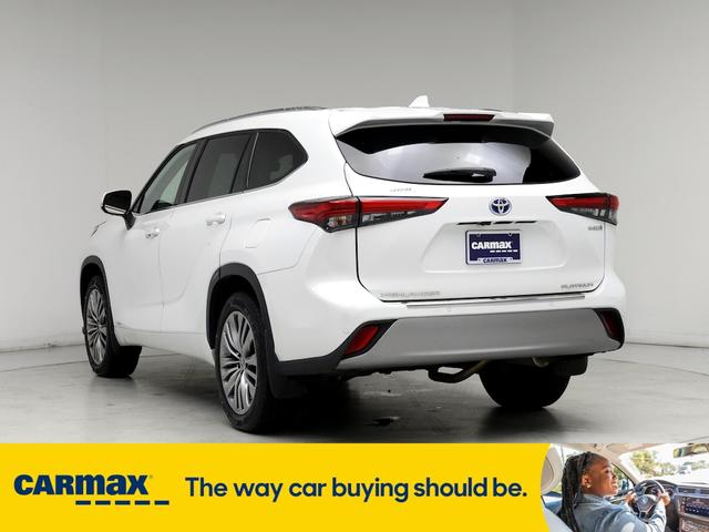 2022 toyota highlander hybrid platinum