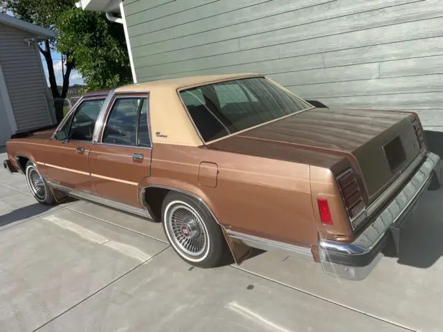 1983 ford ltd sedan brown rwd automatic crown victoria