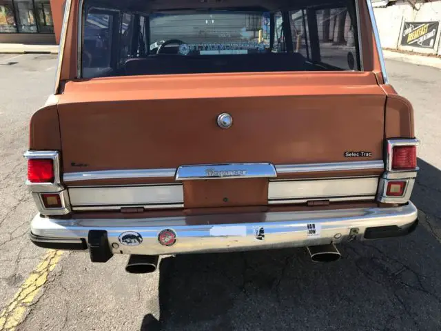 1983 jeep wagoneer brougham sport utility 4-door 4.2l low miles runs and drives