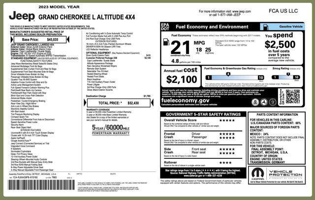 2023 jeep grand cherokee l altitude