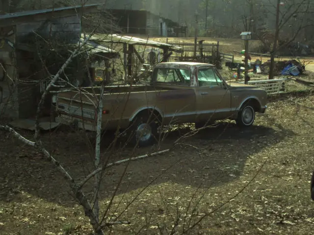 1968 chevrolet c-10 cst v-8 patina rat-rod 3 owner southern truck