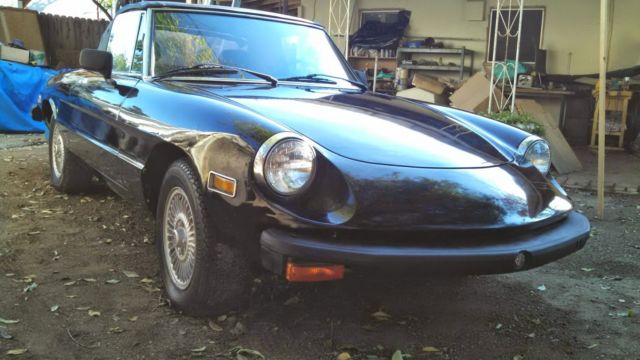1978 alfa romeo spider veloce 2000 rust free california car, no reserve!