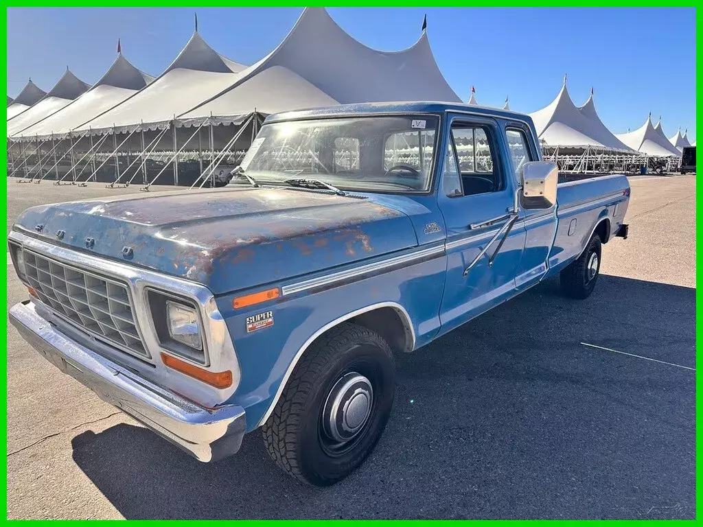 1978 ford f-350 400ci 62,000 miles bahama blue pickup truck