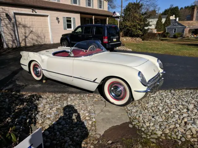1954 corvette convertible survivor, original engine, runs