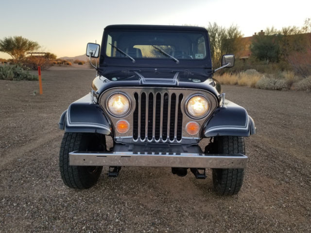 1983 cj7 laredo - all original triple black cj-7