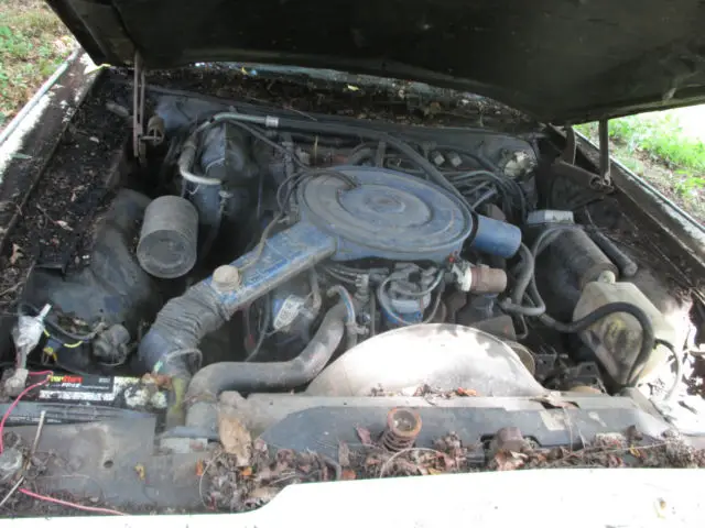 grandpa's 1977 two door lincoln continental with a 460 ci engine