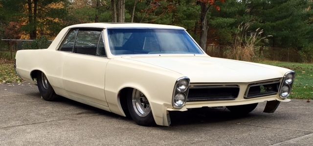1965 pontiac gto full tube chassis big tire pro street drag pro touring roller