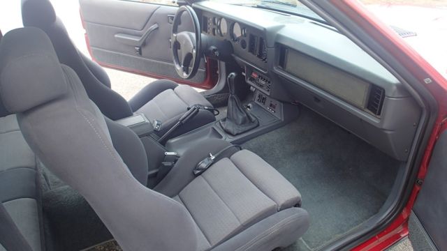 svo mustang 1986 canyon red [1 owner]