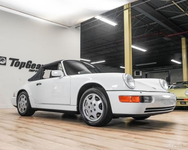 1990 porsche c4 cabriolet 5-speed manual