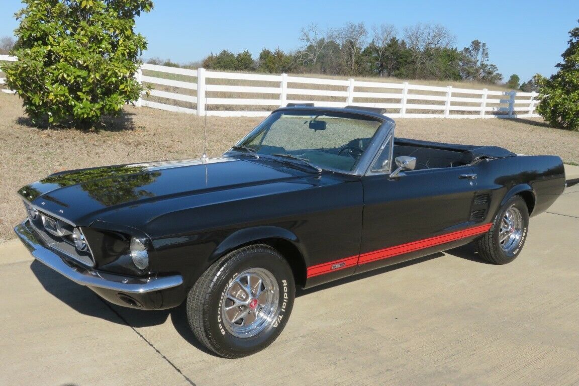 1967 ford mustang gta convertible w/ power top and power steering
