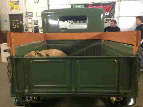 rare 1931 1/2 ford model a wide body indented firewall steel roof pick up