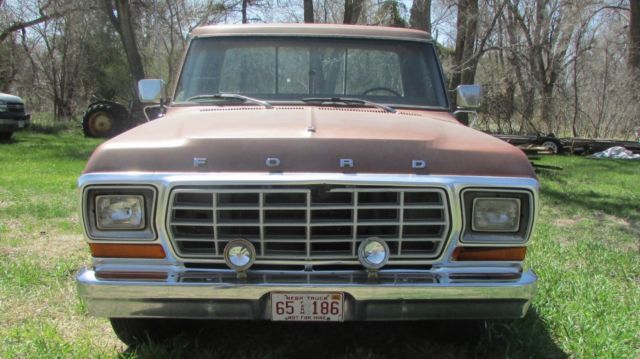 1978 ford f-150 xlt ranger non runner with title 460 auto restore spring project