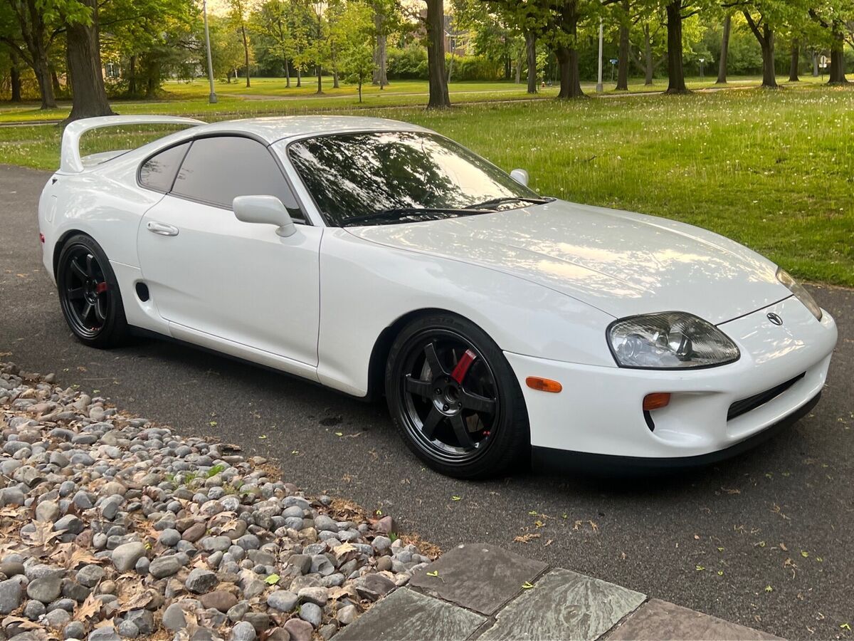 1994 toyota supra hatchback white rwd manual sport roof
