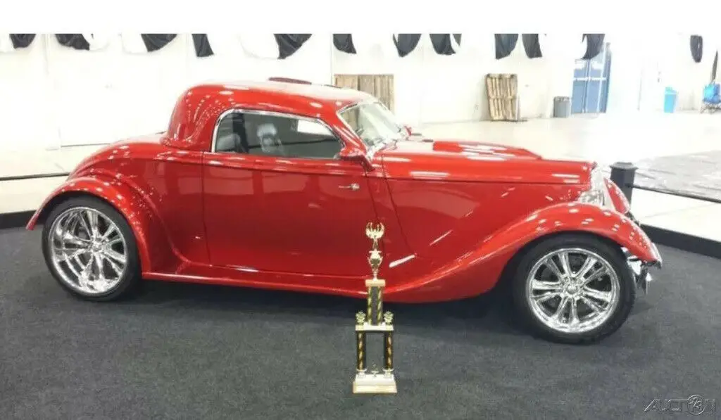 1933 ford 3 window coupe/sports new build show car automatic transmission fsbo