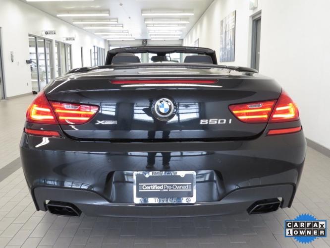 certified 2016 bmw 650i xdrive convertible topeka, ks 66611 for sale in topeka, kansas