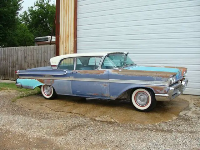 1958 mercury turnpike cruiser 2drht. 430 v-8, 99% rust free . runs