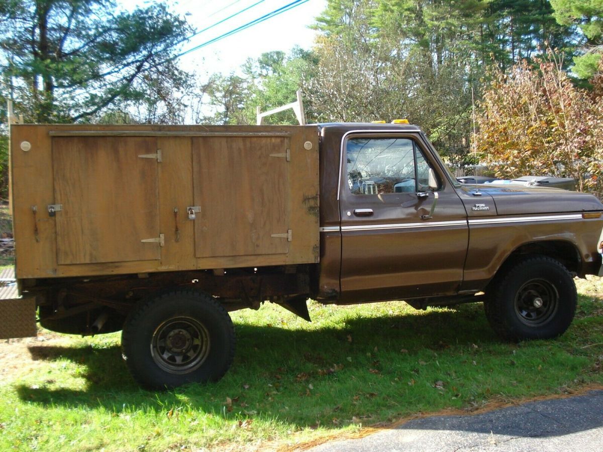 restorable 1979 ford f-150 ranger 4x4 solid frame/ drive train/ 351 cleveland v8