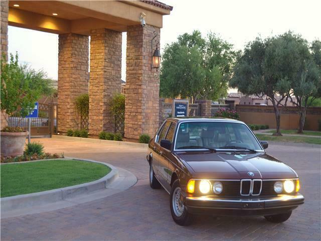 1984 bmw 733i e23 7-series single owner documented from new