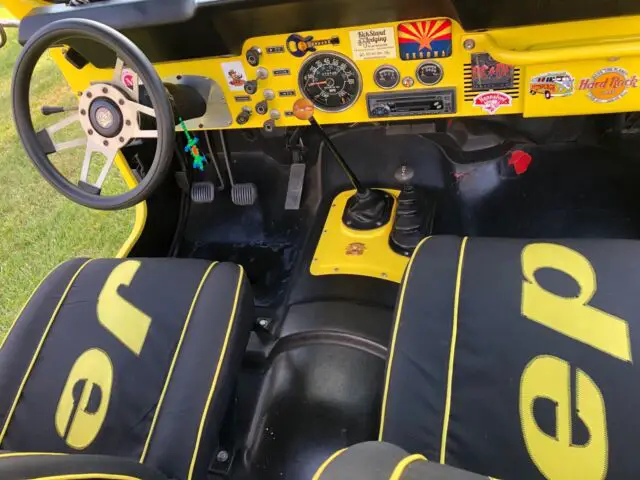 1980 jeep cj-7 suv yellow 4wd manual base
