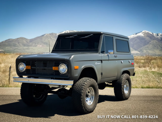 1975 ford bronco, all new full frame up restored, 400hp efi 5.0l v8, 100% steel!