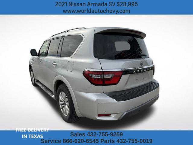 2021 nissan armada sv 2wd
