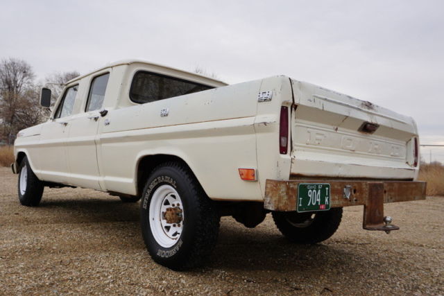 rare 1967 ford f250 crew cab. original paint survivor