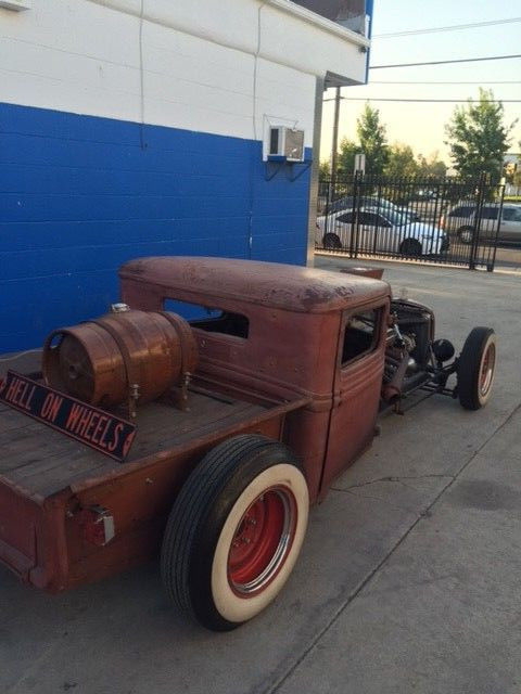 1933 ford model a - rat rod hot rod chopped top - hell on wheels - must see