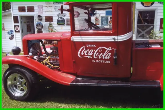 1933 chevrolet pickup truck 350 ci, 2 speed trans, 10 mi on engine and trans