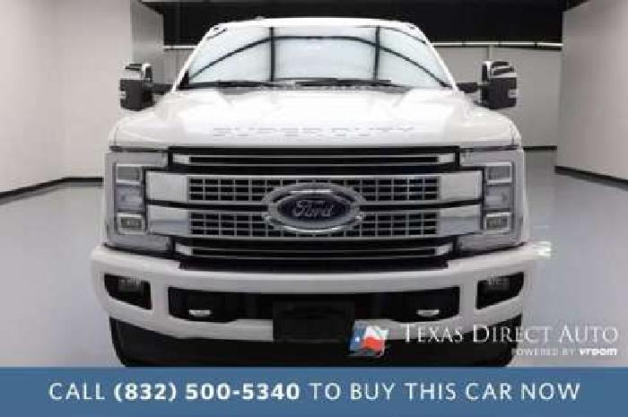 2017 ford f-250 super duty 4x4 platinum 4dr crew cab 6.8 ft. sb pickup in stafford, tx