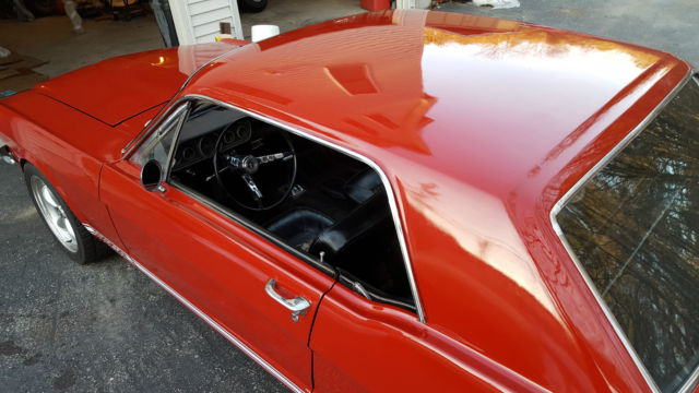 1966 ford mustang red coupe 302 performance v8 auto no reserve!
