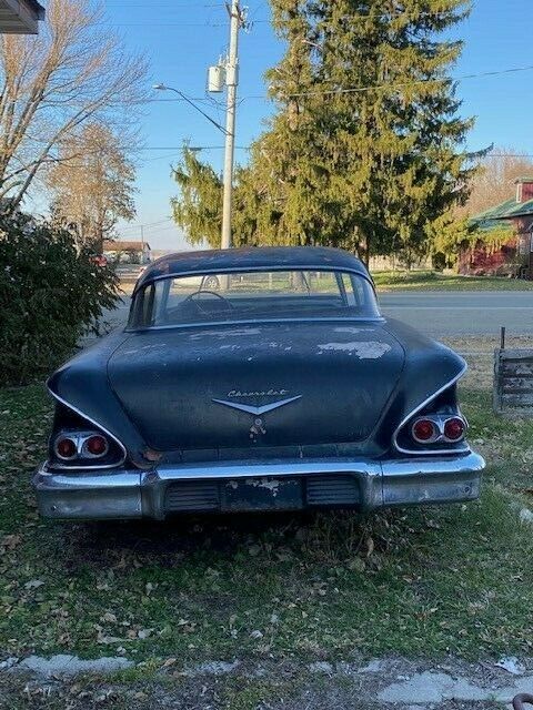 1958 chevy biscayne for total restoration or rat rod? will need restoration