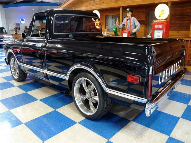 1968 chevrolet c10 pickup vortec resto mod â€“ black