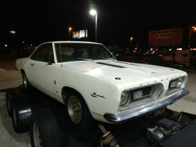 67 plymouth barracuda notchback 340 auto calif car great project car!!