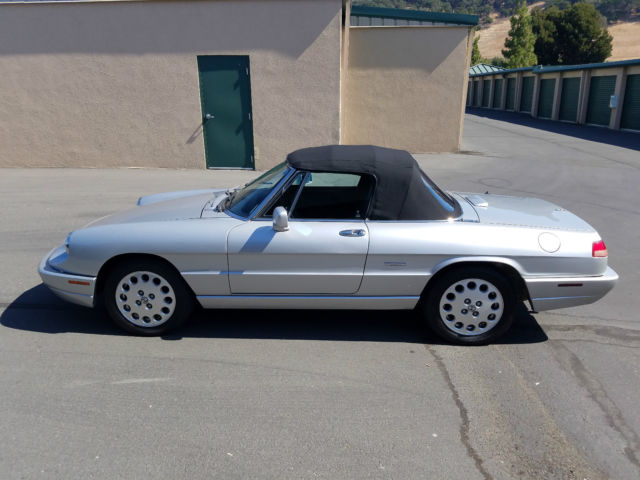 1992 spider veloce alfa romeo silver very nice condition