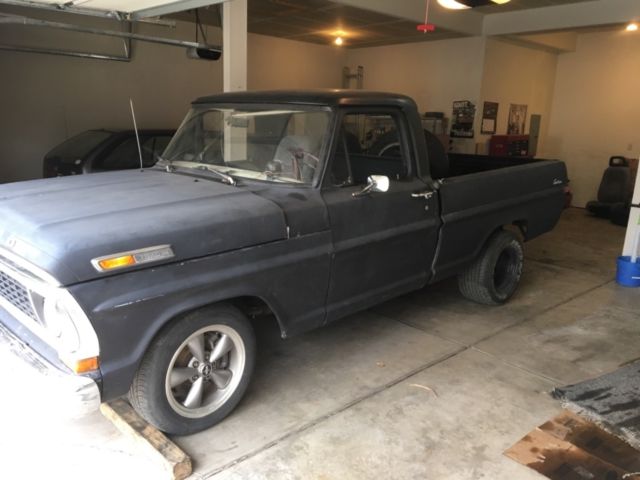 1970 ford f-100 5.0 5 speed crown vic swap! ready to complete!