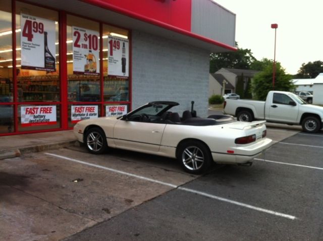 1993 nissan 240sx convertible with factory tonneau cover