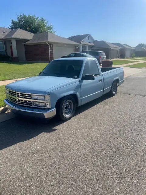 1991 gmc sierra pickup blue rwd automatic c1500