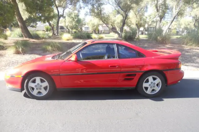 1993 toyota mr2 one ca owner 86k miles automatic showroom fresh at no reserve!