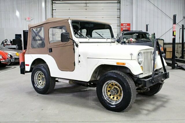 1970 jeep cj-5 13029 miles white jeep 4.3l v6 3-speed manual