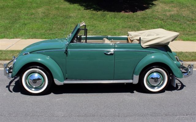 1960 volkswagen beetle cabriolet