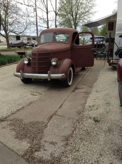 1940 internationl d5 1/2 ton rat rod street rod barn find