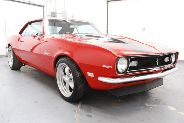 1968 chevrolet camaro 327 auto buckets console power disc power steer wheels