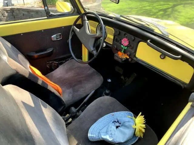 1969 volkswagen beetle convertible 4-cylinder 78,151 miles 3-speed manual