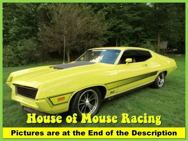 '71 torino gt 5.0 coyote swap 6spd tremec coil over susp ac louvers turnkey