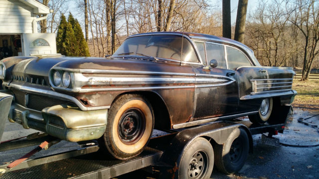 1958 oldsmobile super 88 rocket barn find!!!! hotrod lowrider muscle car classic