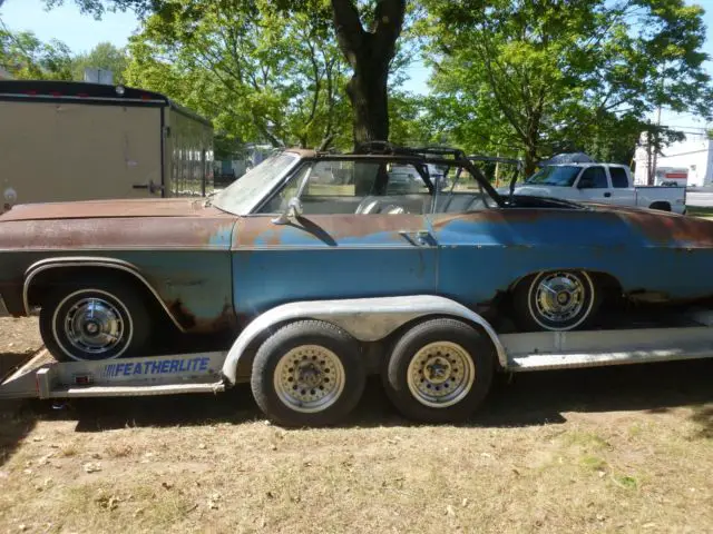 1966 impala ss 396 convertible, 4-spd, matching numbers, protecto-plate, needs