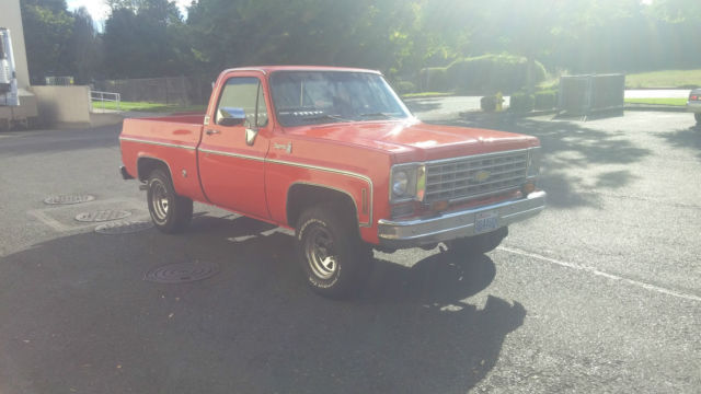 1976 chevrolet cheyenne 4x4 swb