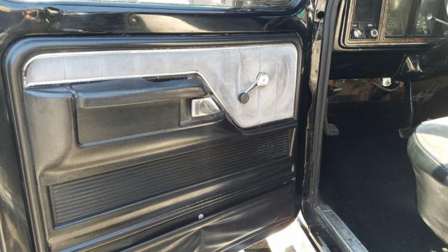 1973 ford f250 ranger xlt 4x4 highboy collector classic rare black on black look