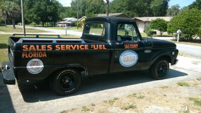 1966 ford f100, big block 352, 4 speed, esso shop truck, rat rod, patina pickup