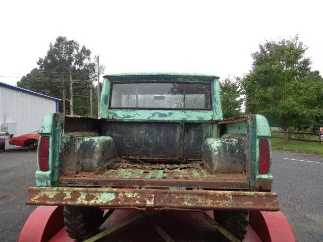 1966 ford bronco half cab 3 speed pickup 6 cylinder first year of the bronco